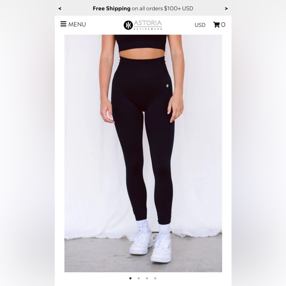 ASTORIA Velocity Seamless Legging ~ Black